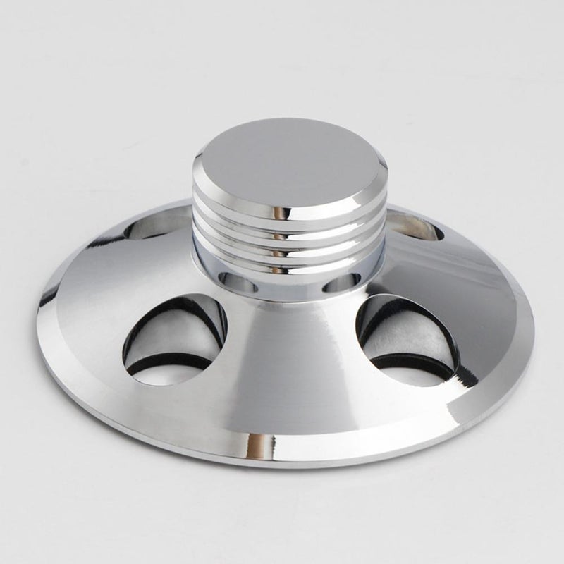 Record Player Disc Weight, Aluminum Alloy Turntable Stabilizer, 107g Vinyl Record Stabilizer for Anti-Vibration, Fits Standard 7" 12" LP (Silvery) - Image 4